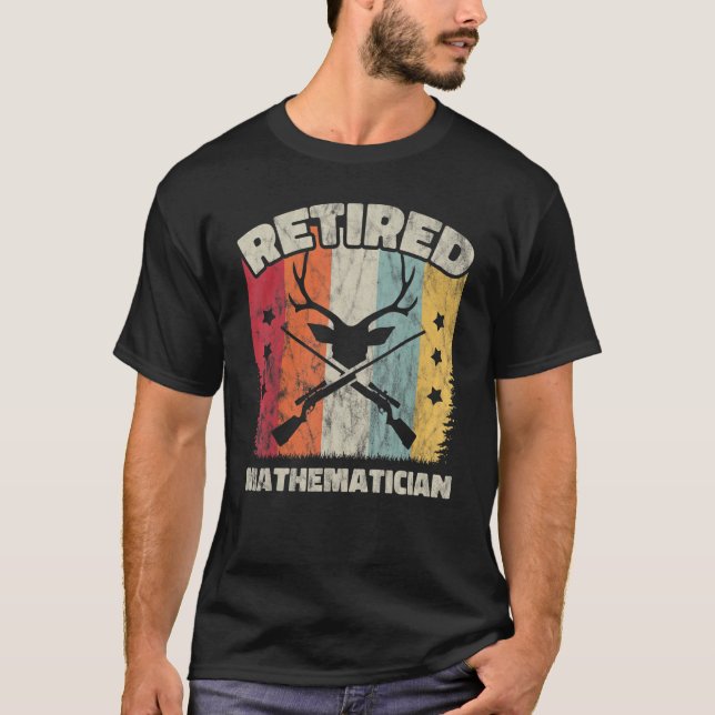 T-shirt Mathématicien retraité (Devant)