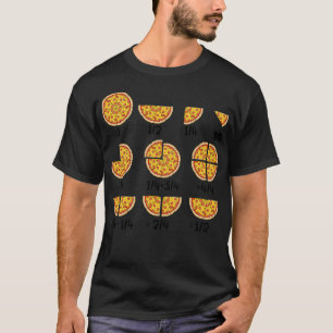 T-shirt Mathématicien Sarcastique Pizza Fromage Mathématiq