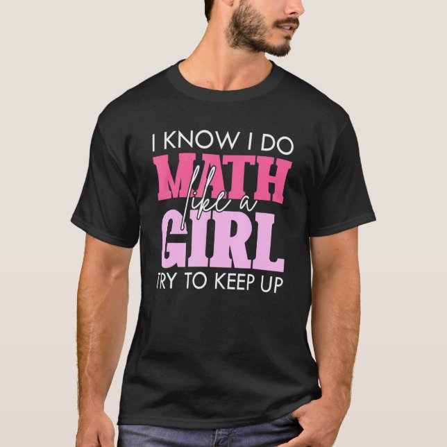 T-shirt Mathématicienne Filles Mathématiques Maths Nerd Ca (Devant)