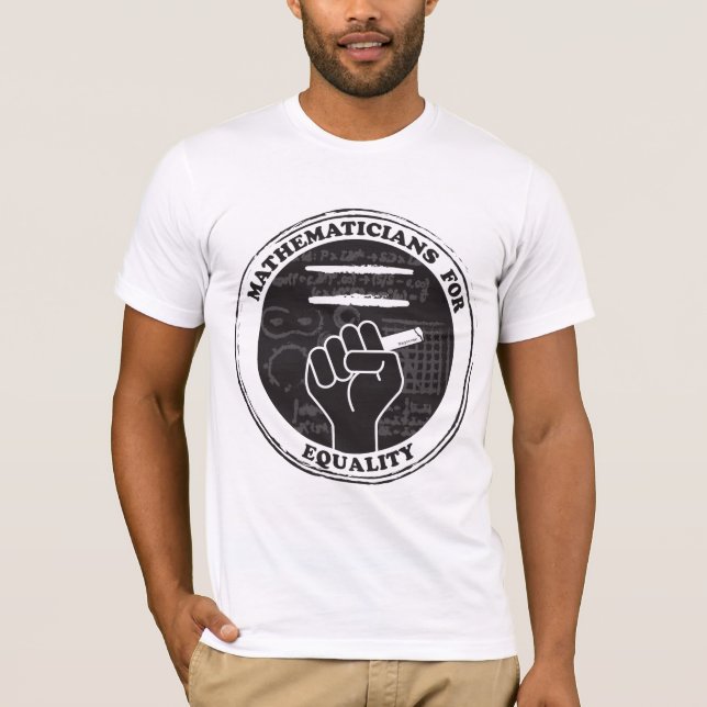 T-shirt Mathématiciens pour l'égalité (Devant)