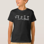 T-shirt Mathematics Funny Math Lover 3.14 Pi Day Symbol<br><div class="desc">Vêtements pour les hommes,  les femmes,  les femmes,  les adultes,  les garçons,  les filles,  les couples,  maman,  papa,  tante,  oncle,  lui & elle,  Anniversaires,  Anniversaires,  École,  Graduations,  Vacances,  Noël</div>