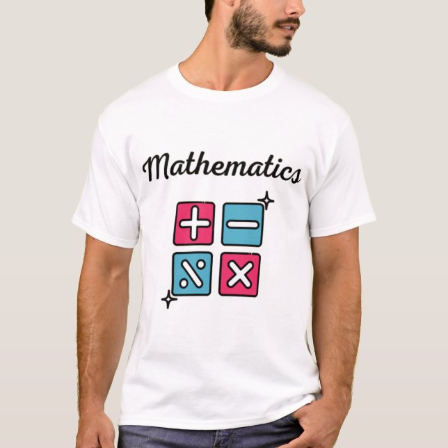T-shirt Mathématiques (Devant)