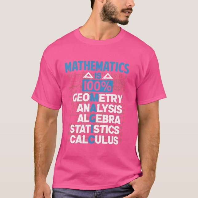 T-shirt Mathématiques C'Est 100 Magic Magic Awesome Chemis (Devant)