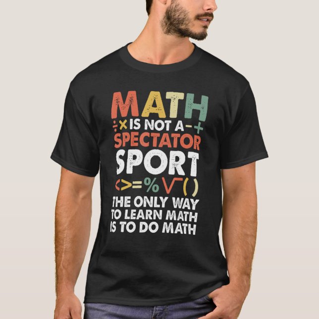 T-shirt Mathématiques cool Art Pour Hommes Femmes Mathémat (Devant)