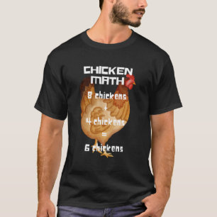 T-shirt Mathématiques de poulet