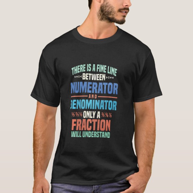 T-shirt Mathématiques Drôle Pour L'Étudiant (Devant)
