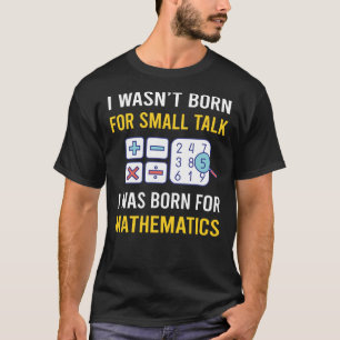 T-shirt Mathématiques mathématiques de petites présentatio