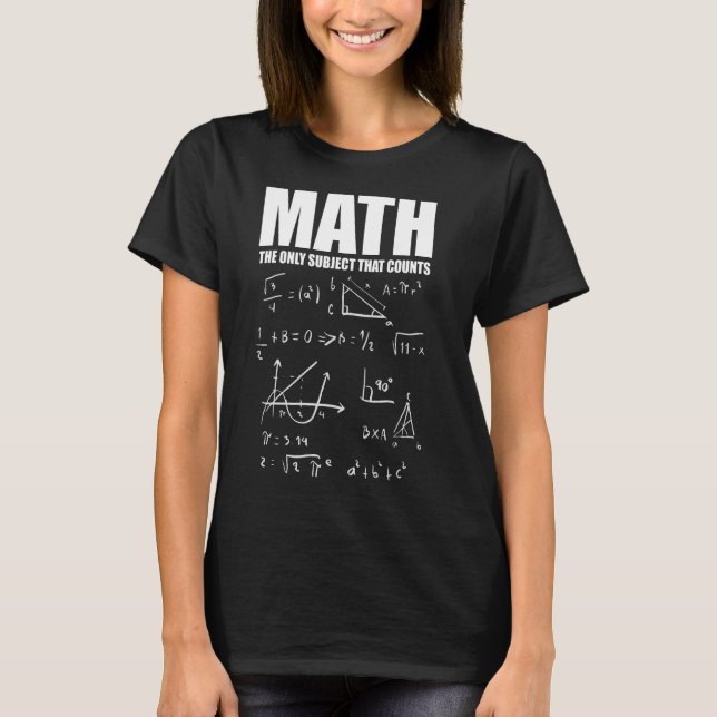 T-shirt Mathématiques Mathématiques Nerd Amusement 2 (Devant)