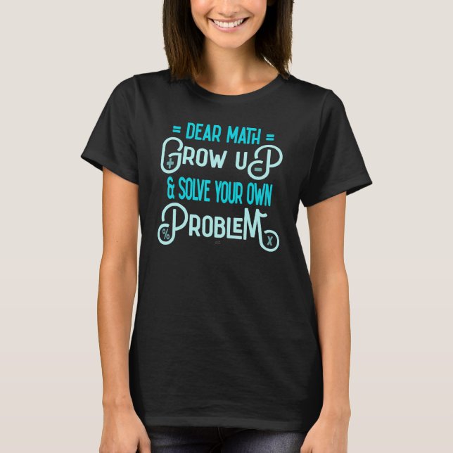 T-shirt Mathématiques pour adolescentes femmes pré-adolesc (Devant)