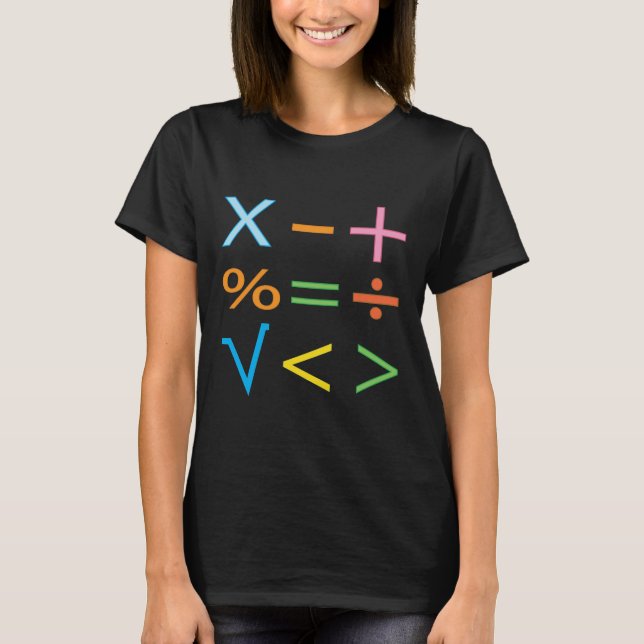 T-shirt Mathématiques Symbole mathématique Math (Devant)
