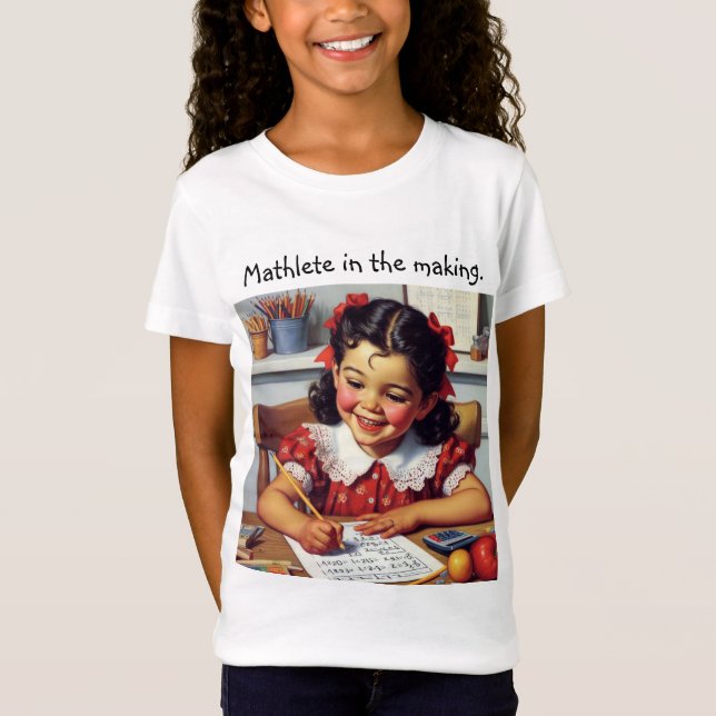 T-Shirt Mathlete en gestation. (Devant)