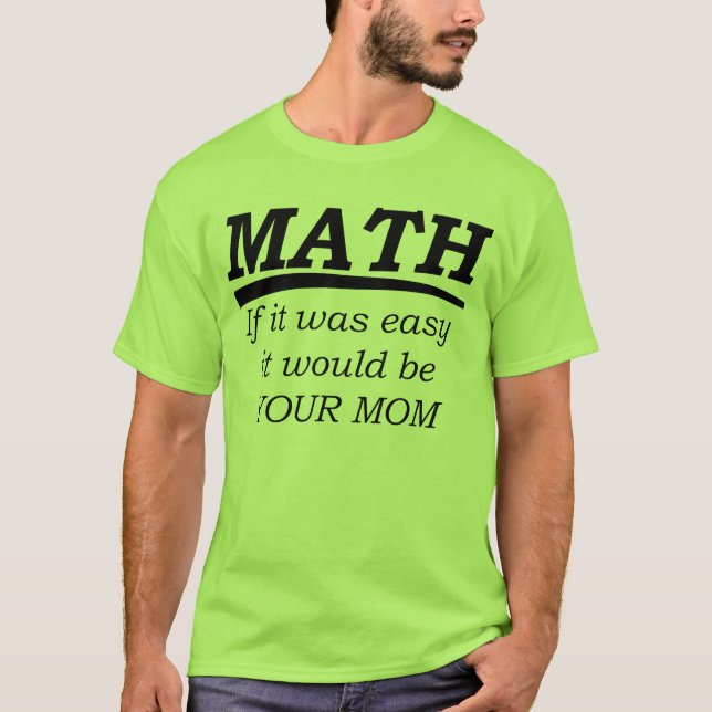 T-shirt Maths (Devant)