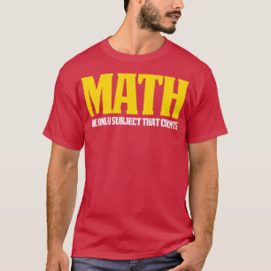 T-shirt Maths amusant Math Great Math Cadeau Math compter
