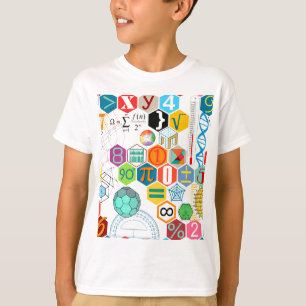 T-shirt Maths (blanches)