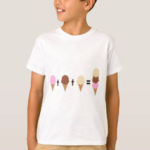 T-shirt Maths de crème glacée