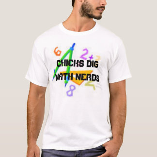T-shirt maths de fouille de poussins