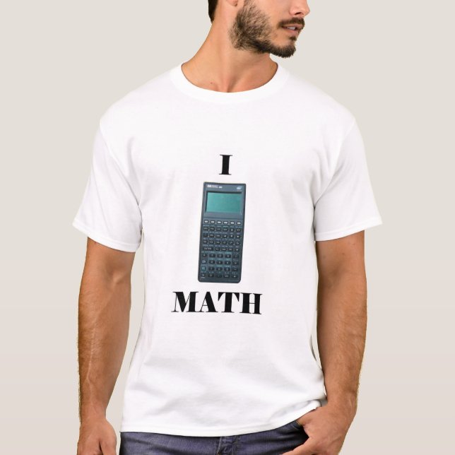 T-shirt MATHS de la "calculatrice" I (Devant)