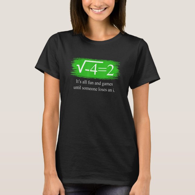 T-shirt maths dire complexes numéros 1 (Devant)