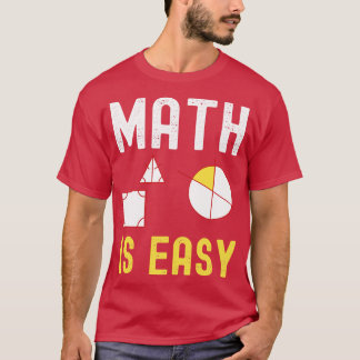 T-shirt maths est une géométrie facile 4