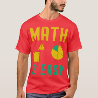 T-shirt maths est une géométrie facile 7