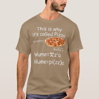 Maths et équation de pizza Funny Math et Pizza