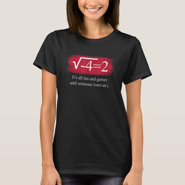T-shirt maths, nombres complexes (Devant)