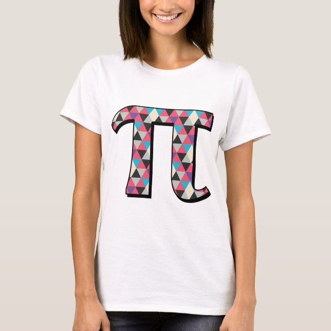 T-shirt Maths pi avec le motif frais de diamant (Devant)