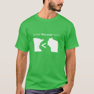 T-shirt Maths simples du Wisconsin