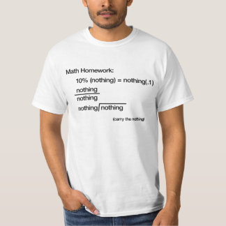 T-shirt Maths sur le blanc - hommes