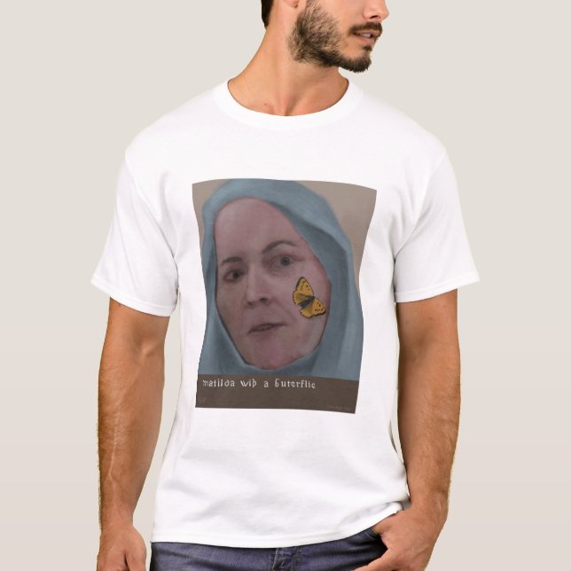 T-shirt Matilda a eu un buterflie (Devant)