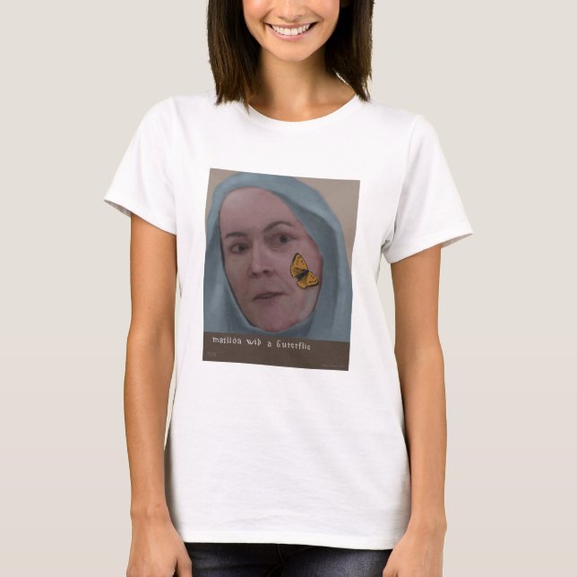 T-shirt Matilda a eu un buterflie (Devant)
