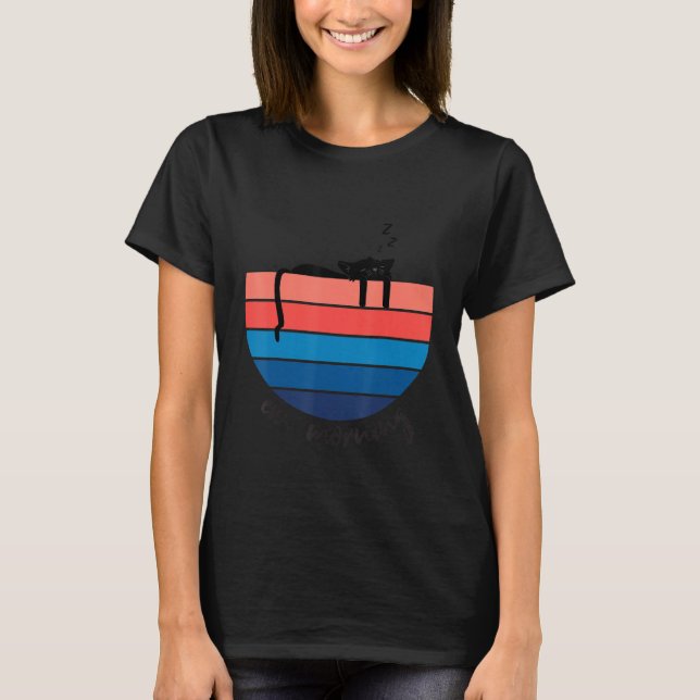 T-shirt Matins d'équipe de chat (Devant)