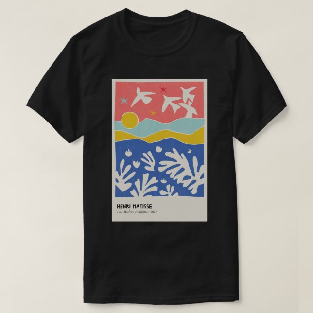 T-shirt Matisse Collage Art Art Print.png (Design devant)