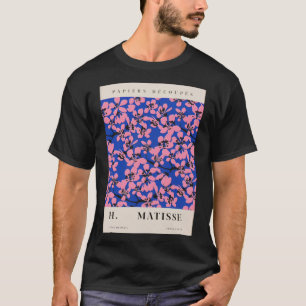 T-shirt Matisse Papiers Découpes Fleur Rose Classique T-Sh
