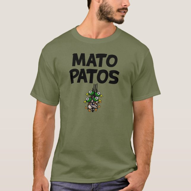 T-shirt Mato Patos Logo T Chemise Chasse Au Canard (Devant)