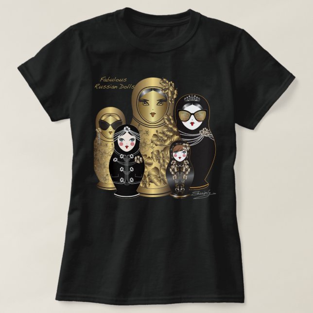 T-shirt Matreshka  Matroshka  ????????  Matryoshka Classic (Design devant)