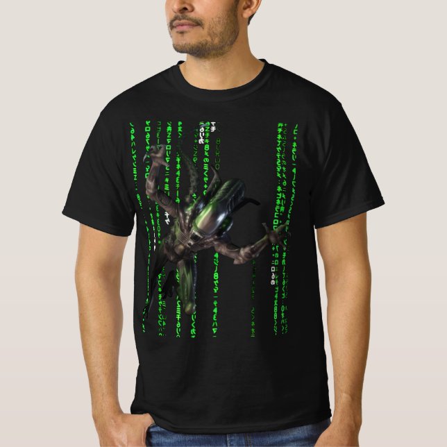 T-SHIRT MATRICE ALIEN VIENT POUR VOUS (Devant)