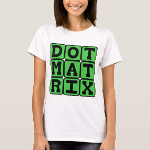 T-shirt Matrice de points, réseau à motifs