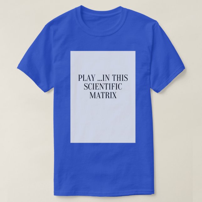 T-shirt Matrice scientifique (Design devant)