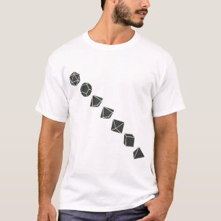 T-shirt Matrices diagonales (foncées)