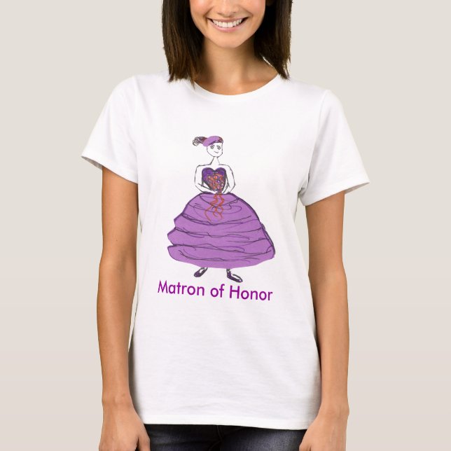 T-shirt Matron d'honneur (Devant)