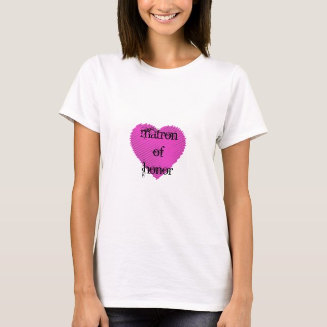T-shirt Matron d'honneur (Devant)