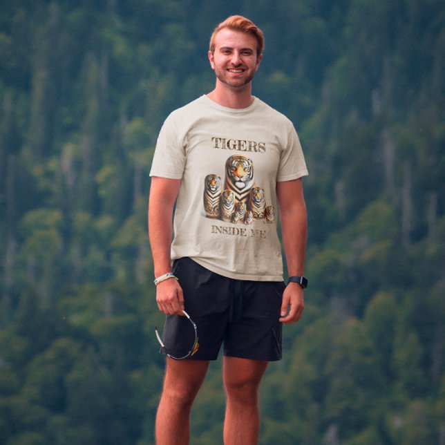 T-shirt matroska tigres (Créateur téléchargé)