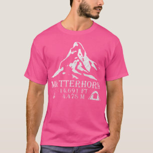 T-shirt Matterhorn Mountain Alps Escalades extérieures Ran
