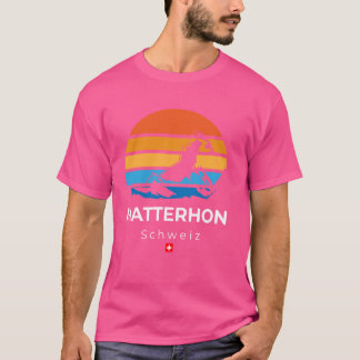T-shirt Matterhorn Suisse Montagnes Escalade Randonnée