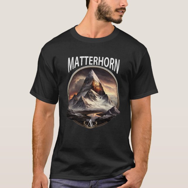 T-shirt Matterhorn Zermatt Suisse Alpes 3 (Devant)