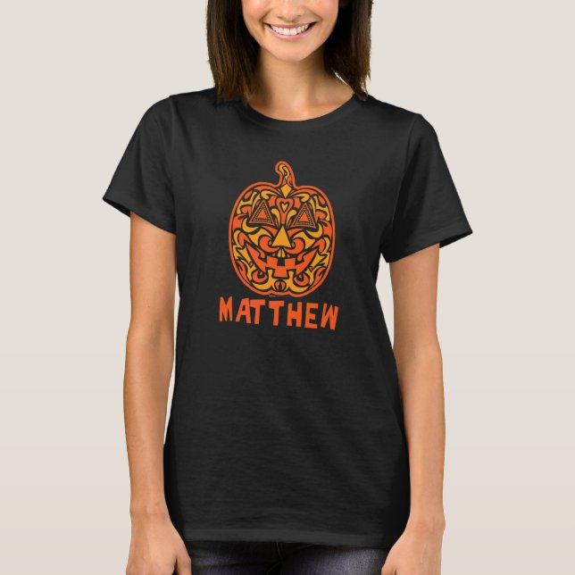 T-shirt Matthew Halloween Crâne de Sucre (Devant)