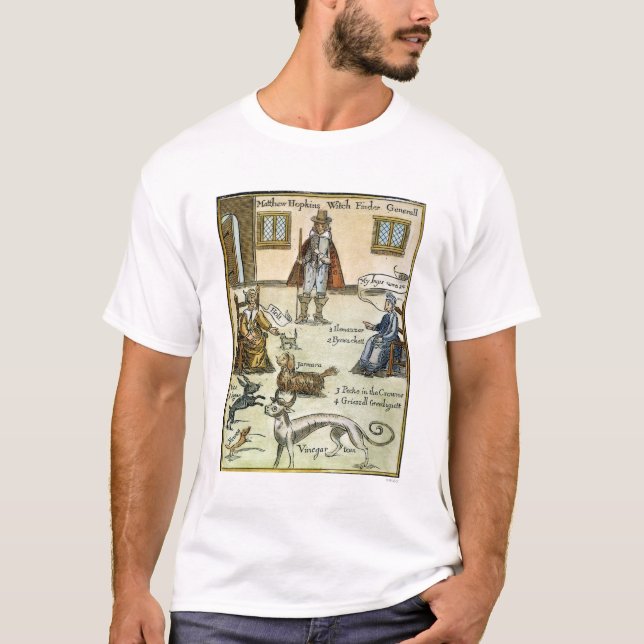 T-shirt Matthew Hopkins (D 1647) (Devant)
