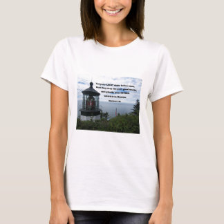 T-shirt Matthieu 5:16 Que votre lumière brille devant les