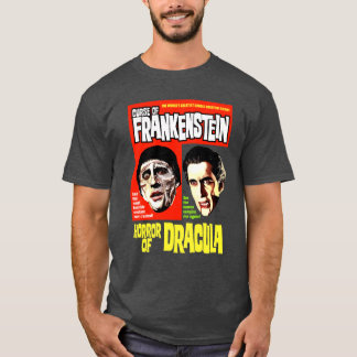 T-shirt MAUDIT DE FRANKENSTEIN HORREUR DE DRACULA vintage